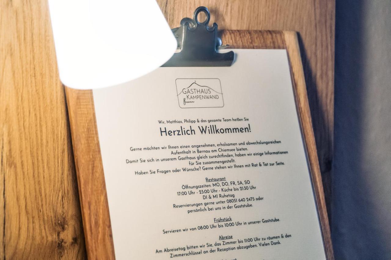 Gasthaus Kampenwand Bernau Бернау-ам-Кимзее Экстерьер фото